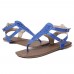 Women Summer Roman Sandals Metal Button Casual Shoes Women Summer Roman Sandals Metal Button Casual Shoes