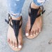 Women Summer Roman Sandals Metal Button Casual Shoes Women Summer Roman Sandals Metal Button Casual Shoes