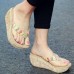 Bohemian Weave Slippers Slip On Wedges Sandals Bohemian Weave Slippers Slip On Wedges Sandals