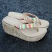 Bohemian Weave Slippers Slip On Wedges Sandals Bohemian Weave Slippers Slip On Wedges Sandals