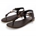 US Size 5-12 Women Casual Soft  Metal Beach Sandals US Size 5-12 Women Casual Soft  Metal Beach Sandals