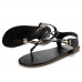 US Size 5-12 Women Casual Soft  Metal Beach Sandals US Size 5-12 Women Casual Soft  Metal Beach Sandals