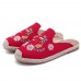 Embroidery Flower Chinese Style Women Folkways Sandals Embroidery Flower Chinese Style Women Folkways Sandals