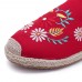 Embroidery Flower Chinese Style Women Folkways Sandals Embroidery Flower Chinese Style Women Folkways Sandals
