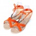 Flat Heel Casual Beaded Lacing Gladiator Small Wedges Shoes Flat Heel Casual Beaded Lacing Gladiator Small Wedges Shoes