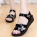 Hook Loop Microfiber Comfortable Women Sandals Hook Loop Microfiber Comfortable Women Sandals
