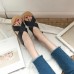 Summer Flats Women Cross Buckle Strap Sandals Summer Flats Women Cross Buckle Strap Sandals