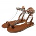 Roman Metal Chain Women Shoes Clip Toe Sandals Roman Metal Chain Women Shoes Clip Toe Sandals