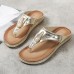 Large Size Rhinestone Beach Flat Slipper Casual Sandals Large Size Rhinestone Beach Flat Slipper Casual Sandals