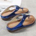 Large Size Rhinestone Beach Flat Slipper Casual Sandals Large Size Rhinestone Beach Flat Slipper Casual Sandals
