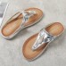 Large Size Rhinestone Beach Flat Slipper Casual Sandals Large Size Rhinestone Beach Flat Slipper Casual Sandals