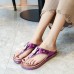 Large Size Rhinestone Beach Flat Slipper Casual Sandals Large Size Rhinestone Beach Flat Slipper Casual Sandals