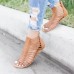 US Size 5-12 Roman Hollow Out Zipper Peep Toe Flat Sandals US Size 5-12 Roman Hollow Out Zipper Peep Toe Flat Sandals