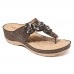LOSTISY Women Beach Flip Flops Soft Casual Comfortable Wedge Sandals LOSTISY Women Beach Flip Flops Soft Casual Comfortable Wedge Sandals