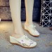 Women Flower Embroidery Comfortable Casual Wedge Sandals Women Flower Embroidery Comfortable Casual Wedge Sandals