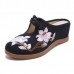 Women Flower Embroidery Comfortable Casual Wedge Sandals Women Flower Embroidery Comfortable Casual Wedge Sandals