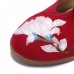 Women Flower Embroidery Comfortable Casual Wedge Sandals Women Flower Embroidery Comfortable Casual Wedge Sandals