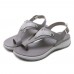 Women Platform Beach Sandals Flats PU Shoes Women Platform Beach Sandals Flats PU Shoes