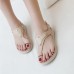 Women Platform Beach Sandals Flats PU Shoes Women Platform Beach Sandals Flats PU Shoes