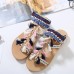 Embroidery Bohemian Women Shoe Summer Casual Beach Tassel Flat Sandals Embroidery Bohemian Women Shoe Summer Casual Beach Tassel Flat Sandals