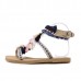 Embroidery Bohemian Women Shoe Summer Casual Beach Tassel Flat Sandals Embroidery Bohemian Women Shoe Summer Casual Beach Tassel Flat Sandals