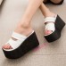 Women Roma High Heel Wedges Platform Flip Flops Slippers Sandals Beach Shoes Women Roma High Heel Wedges Platform Flip Flops Slippers Sandals Beach Shoes