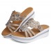 Large Size Women Casual Shoes Hollow Out Platform Sandals Large Size Women Casual Shoes Hollow Out Platform Sandals