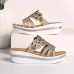 Large Size Women Casual Shoes Hollow Out Platform Sandals Large Size Women Casual Shoes Hollow Out Platform Sandals