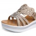 Large Size Women Casual Shoes Hollow Out Platform Sandals Large Size Women Casual Shoes Hollow Out Platform Sandals