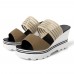 Summer Women Open Toe Wedge Sandals Comfortable Slipper Shoes Summer Women Open Toe Wedge Sandals Comfortable Slipper Shoes