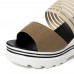 Summer Women Open Toe Wedge Sandals Comfortable Slipper Shoes Summer Women Open Toe Wedge Sandals Comfortable Slipper Shoes