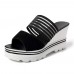 Summer Women Open Toe Wedge Sandals Comfortable Slipper Shoes Summer Women Open Toe Wedge Sandals Comfortable Slipper Shoes