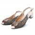 Rhinestone Fish Mouth Casual Square Heel Sandals Rhinestone Fish Mouth Casual Square Heel Sandals