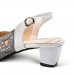 Rhinestone Fish Mouth Casual Square Heel Sandals Rhinestone Fish Mouth Casual Square Heel Sandals