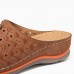 LOSTISY Hollow Out Pattern Lightweight Soft Casual Wedge Sandals LOSTISY Hollow Out Pattern Lightweight Soft Casual Wedge Sandals