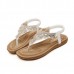 Crystal Bohemia Clip Toe Elastic Flat Sandals Crystal Bohemia Clip Toe Elastic Flat Sandals