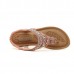 Crystal Bohemia Clip Toe Elastic Flat Sandals Crystal Bohemia Clip Toe Elastic Flat Sandals