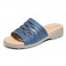LOSTISY Cross Tie Lightweight Comfy Wedge Sandals For Women LOSTISY Cross Tie Lightweight Comfy Wedge Sandals For Women
