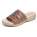 LOSTISY Cross Tie Lightweight Comfy Wedge Sandals For Women LOSTISY Cross Tie Lightweight Comfy Wedge Sandals For Women