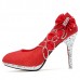 Glitter Flower Pump Wedding Party Crystal High Heels Women Shoes Glitter Flower Pump Wedding Party Crystal High Heels Women Shoes