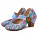 SOCOFY Genuine Leather Hollow Out Casual Hook Loop Pumps SOCOFY Genuine Leather Hollow Out Casual Hook Loop Pumps