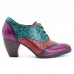 SOCOFY Handmade Genuine Leather Stitching Pumps SOCOFY Handmade Genuine Leather Stitching Pumps