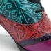 SOCOFY Handmade Genuine Leather Stitching Pumps SOCOFY Handmade Genuine Leather Stitching Pumps