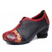 Retro Folkways Genuine Leather Casual Pumps Retro Folkways Genuine Leather Casual Pumps