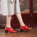 Retro Folkways Genuine Leather Casual Pumps Retro Folkways Genuine Leather Casual Pumps