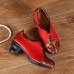 Retro Folkways Genuine Leather Casual Pumps Retro Folkways Genuine Leather Casual Pumps