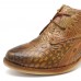 SOCOFY Handmade Embossed Pattern Genuine Leather Pumps SOCOFY Handmade Embossed Pattern Genuine Leather Pumps