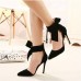 Women Fashion High Heel Suede Artificial Slip On Pointed Toe Thin Heel Pumps Shoes Women Fashion High Heel Suede Artificial Slip On Pointed Toe Thin Heel Pumps Shoes