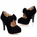 Women Vintage Bow Pumps Shoes High Heeled Sandals Women Vintage Bow Pumps Shoes High Heeled Sandals