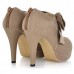 Women Vintage Bow Pumps Shoes High Heeled Sandals Women Vintage Bow Pumps Shoes High Heeled Sandals